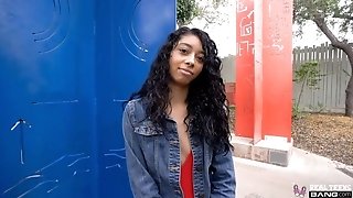 Petite Ebony Amateur Doing Porn Audition