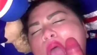 Thai Nymph Gets Face Fucked